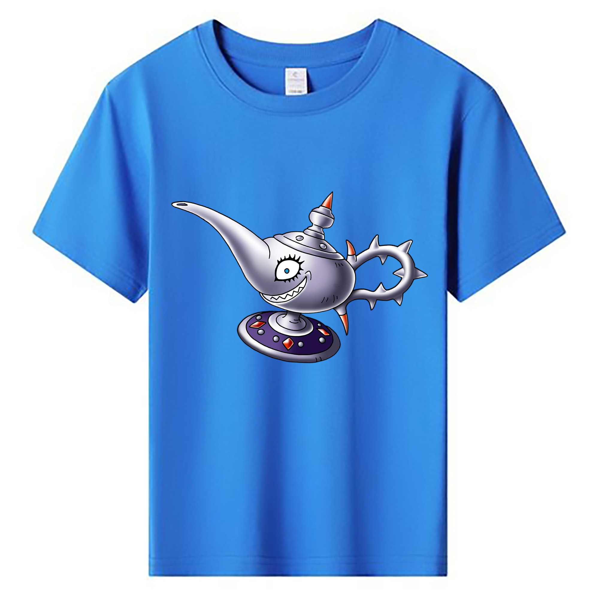 （画像用） ドラゴンクエスト Doragon Kuesuto Dragon Quest 綿100％キッズTシャツ（フロントプリント）
